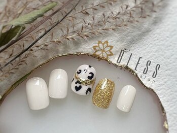 ネイルアンドアイラッシュサロン ブレス 長町南駅店(BLESS)/秋冬の定番！レオパード柄