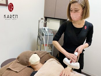 カレン 沖縄宜野湾店/脱毛お手入れ中♪