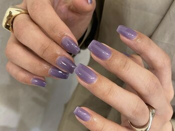 アイネイルズ 天神今泉店(I-nails)/【misa.s】パープルワンカラー