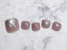 ネイルサロン クラーヴォ(cravo)/フットシンプルアートコース　13