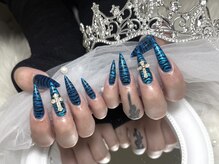 ベルグローアルファネイル(BELLE GROW ALPHA NAIL)/ゼブラ柄ネイル