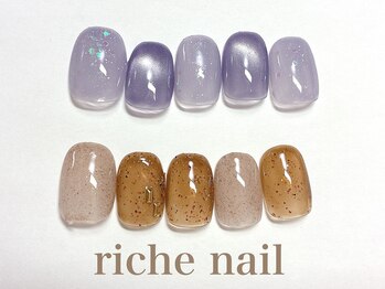 リッシュネイル 新百合ヶ丘店(riche nail)/シンプルアートコース