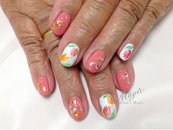 ネイルサロン ビューティーマジック 川口店/チューリップアートネイル