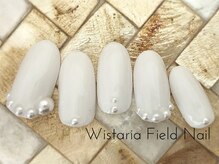 ウィスタリアフィールドネイル MONAD店(WISTARIA FIELD)/ホワイト　パール