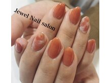 ジュエルネイルサロン(Jewel)/ワンカラー＋アート