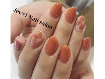 ジュエルネイルサロン(Jewel)/ワンカラー+アート