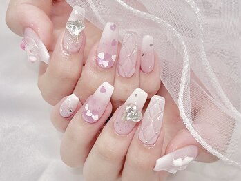 ボニータ(BONITA)/ピンクガーリーネイル