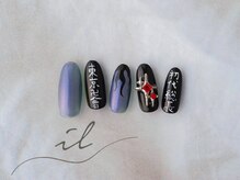 イル 神戸店/キャラクターネイル×複雑アート