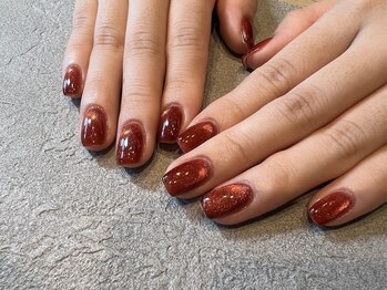 ブラウンマグネットーネイル