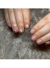 リリフリー(riri Free)/ミラーフレンチネイル