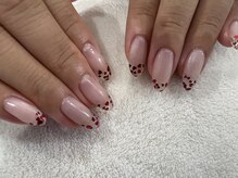エムワイエスドットネイル(mys.nail)/ハートホロフレンチ