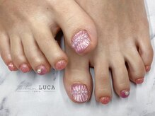 ネイルアトリエルカ(nail atelier LUCA)/M-285 大人可愛いプリーツネイル