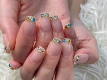 イチマルサン(N゜103)/大人な#ビジューネイル