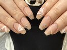 《SHIORI》レースリボンネイル