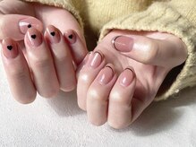 アイネイルズ 梅田店(I nails)/フレンチラインハートホロ