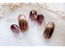 バブル シュガー バイ ネイルクローネ(bublle sugar by.nail crone)/マグネットフレンチネイル