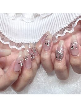 モカ 心斎橋(moca by Lee)/チークネイル