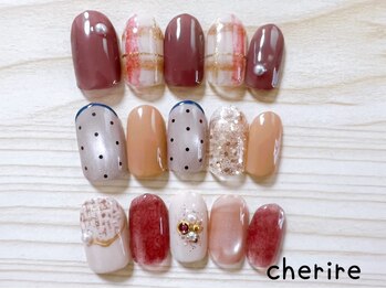シェリール 北千住(Cherire)の写真/【アートの種類が豊富☆】大人女性のための上品ネイルならCherireにお任せ♪持ち込みも対応可能です◎