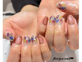 アンティークフラワーnail