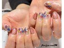 アンティークフラワーnail