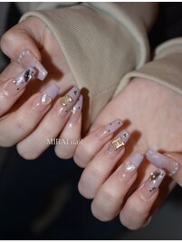 ラベンダーカラーの推しネイル！