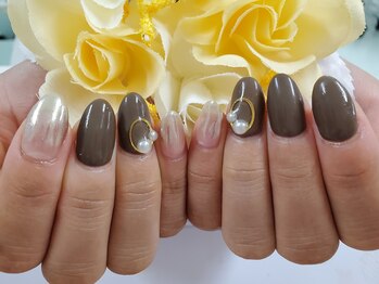 ダブルネイル(Double Nail)/[前窪]ミラーネイル