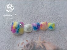 ネイルスタジオ アンビエント 表町店(Nail Studio ambient)/フットネイル　10800円