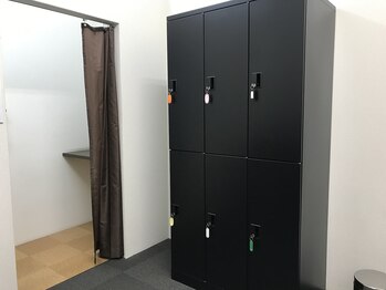 加圧スタジオ トップラン/更衣室