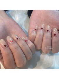 ハートホロネイル^^*