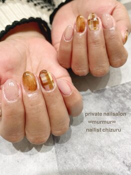 プライベート ネイルサロン マーマ(murmur)/チェックネイル