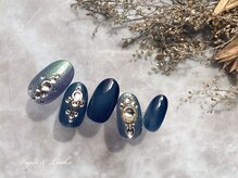 ヴィガー アンド ルックス 白金 目黒(Vigor&Looks)/ブルー　ストーン ラメ