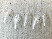 ネイラ 大宮店/フラワークリアネイル
