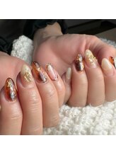 わがままキャット/べっ甲ネイル