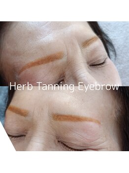 タイマッサージ シズ(Thai massage Shizu)/眉を作るハーブタンニング