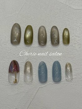 シェリーネイルサロン 姫路店(Cherie Nail salon)/華やか8種固定デザイン