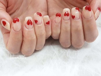サンネイルズ(sun nails)/10本アート