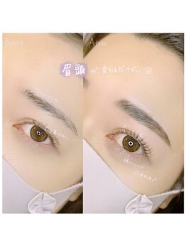 ロレインブロウ センター南店/まつ毛パーマ＋眉毛Wax