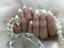 アンジュ(Ange)/【Miyu】白フレンチネイル