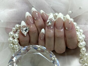 アンジュ(Ange)/【Miyu】白フレンチネイル