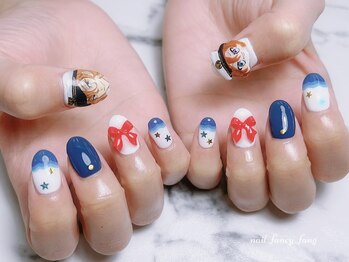 痛ネイル×追加3Dパーツ