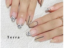 ネイルアンドまつげエクステ テラ 銀座店(Terra)/ゼブラフレンチ