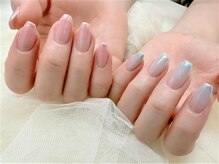 アバネイル 藤が丘(AVA NAIL)/【ふんわりオーロラフレンチ】