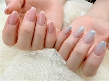 アバネイル 藤が丘(AVA NAIL)/【ふんわりオーロラフレンチ】