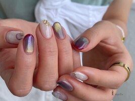 細フレンチくすみマグネット