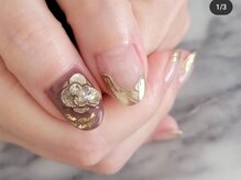プリンセスネイル(Princess nail)/ゴールドフラワー