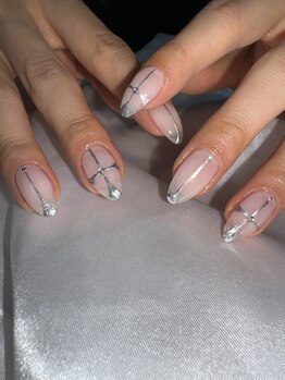 フラワーズネイル(flowers nail)/y2k/クリアネイル