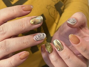 ソル(SOL.)/brown / 5本アート