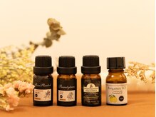 元気の源 リフレッシュ 大口店(Refresh)の雰囲気（お好みの香りでアロマオイルをお選びいただけます。）