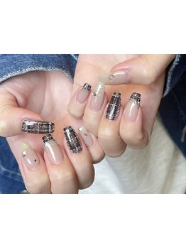 手描きアートが得意なサロン