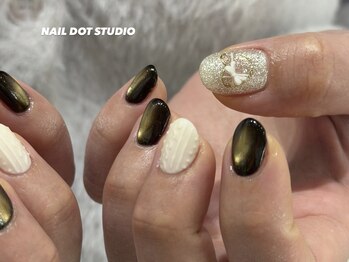 バレンタインネイル